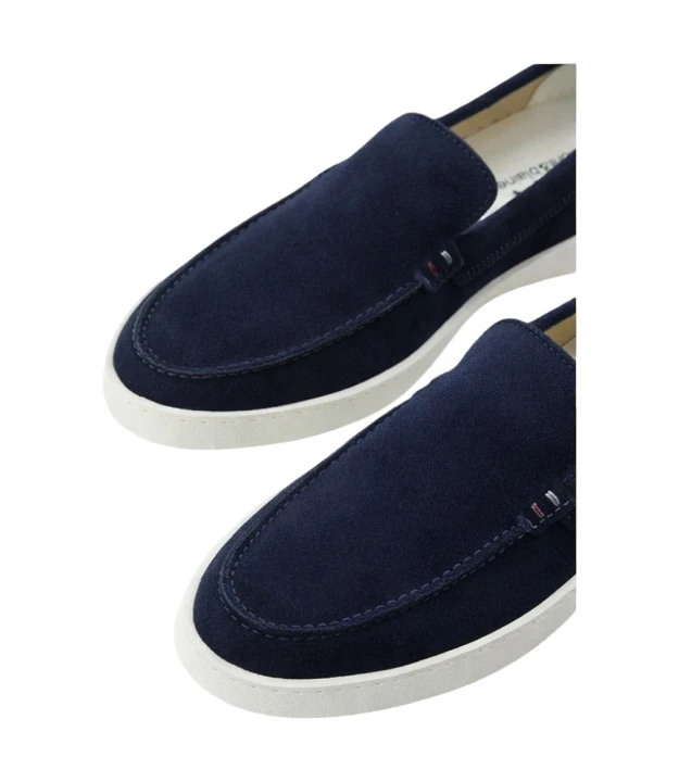 Мужские темно-синие лоферы HARMONT&BLAINE Cupsole Slip On — фото 3